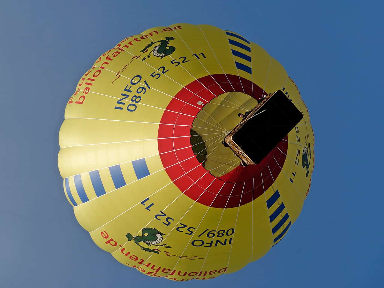 Feuervogel Hot Air Ballonteam Start mit dem neuen Ballon, August 2017